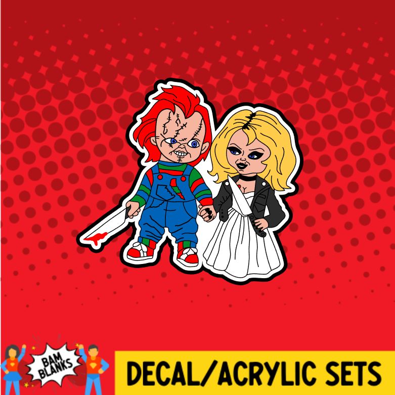 Doll Couple - DECAL AND ACRYLIC SHAPE #DA01113 – BAM Blanks and More