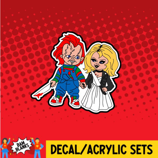 Doll Couple - DECAL AND ACRYLIC SHAPE #DA0306