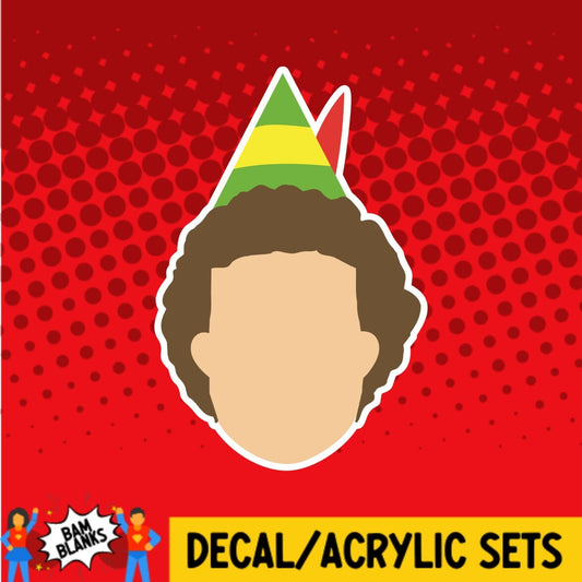 Elf Head - DECAL AND ACRYLIC SHAPE #DA0135