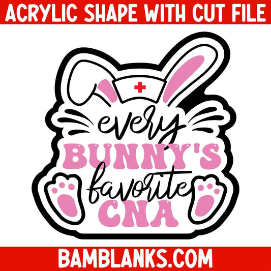 Every Bunny's Favorite Anything - Acrylic Shape #2284