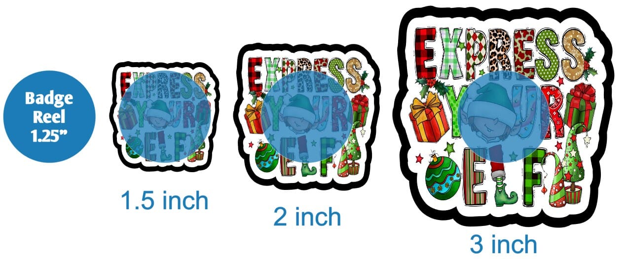 Express Your Elf - DECAL AND ACRYLIC SHAPE #DA01552