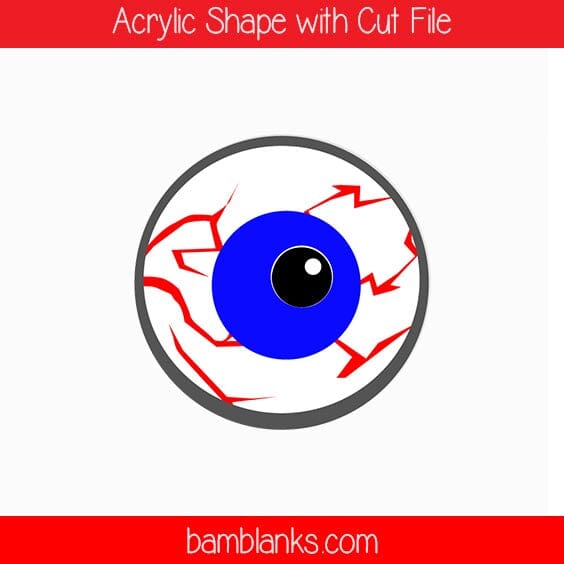 Eyeball - Acrylic Shape #083