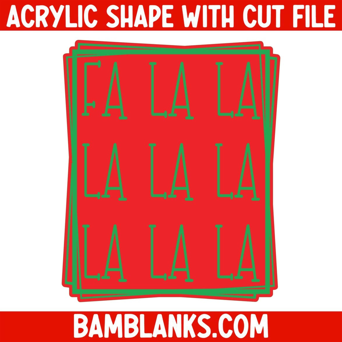 FaLaLa - Acrylic Shape #875