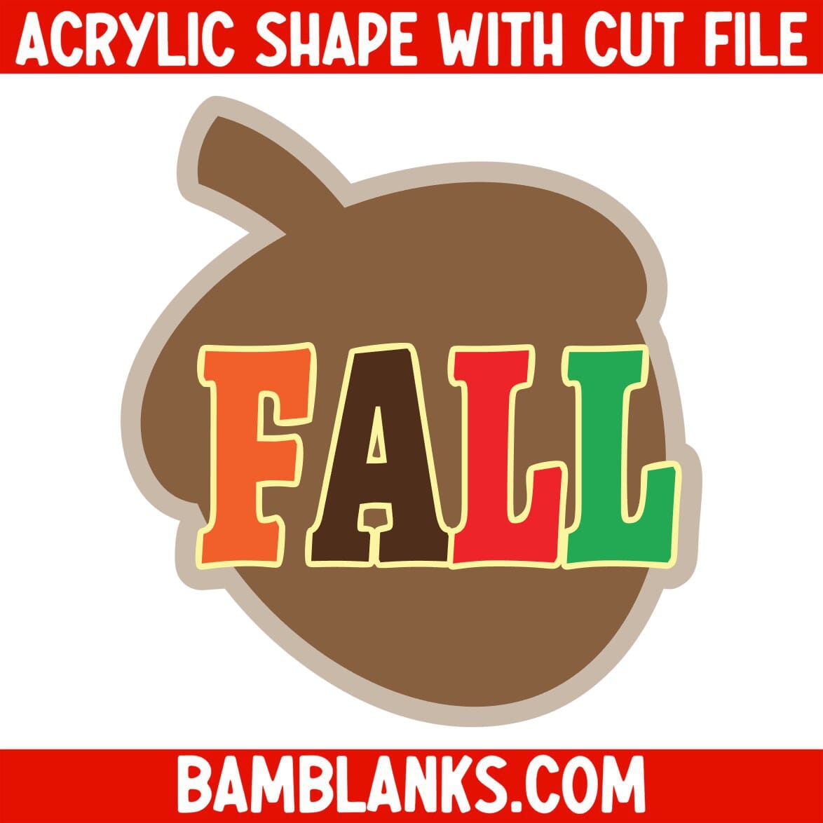 Fall 2 - Acrylic Shape #989