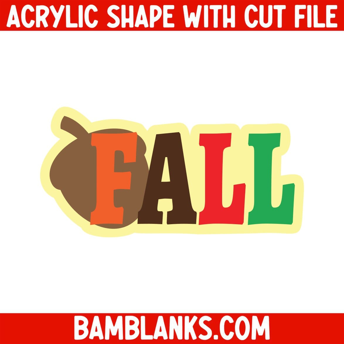 Fall - Acrylic Shape #988