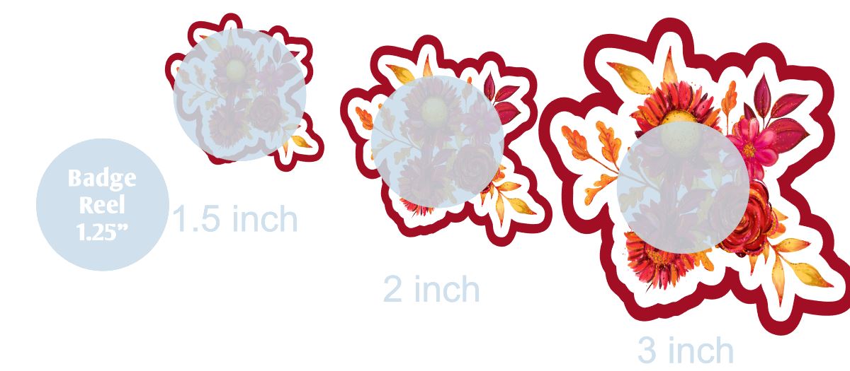 Fall Floral - DECAL AND ACRYLIC SHAPE #DA0418