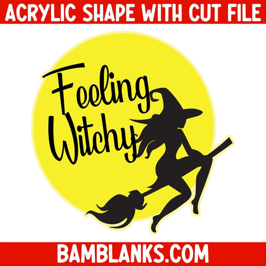 Feeling Witchy - Acrylic Shape #1002