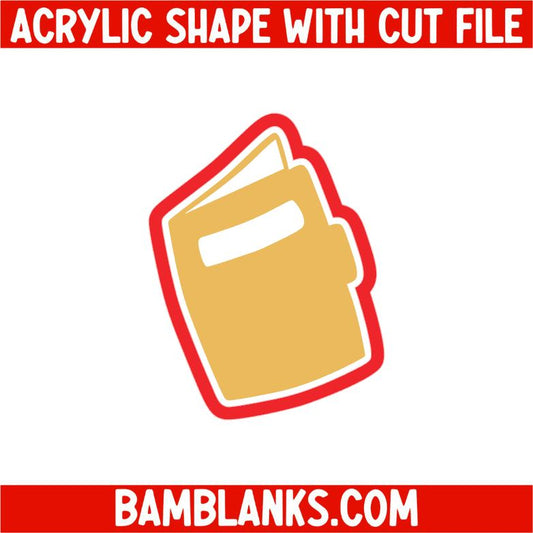 File Folder - Acrylic Shape #