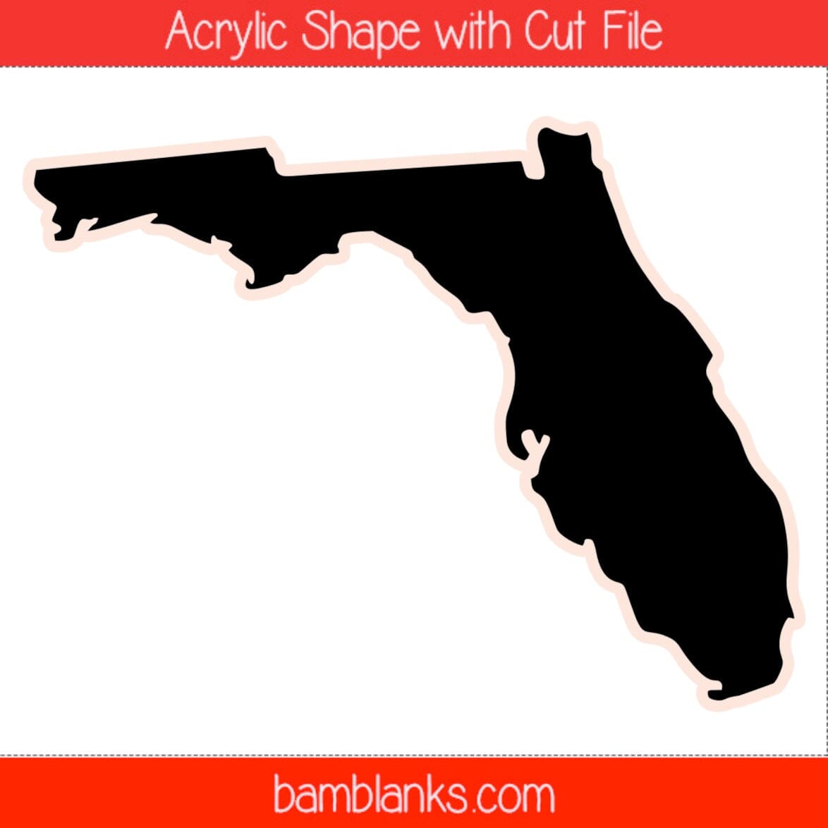 Florida - Acrylic Shape #1772