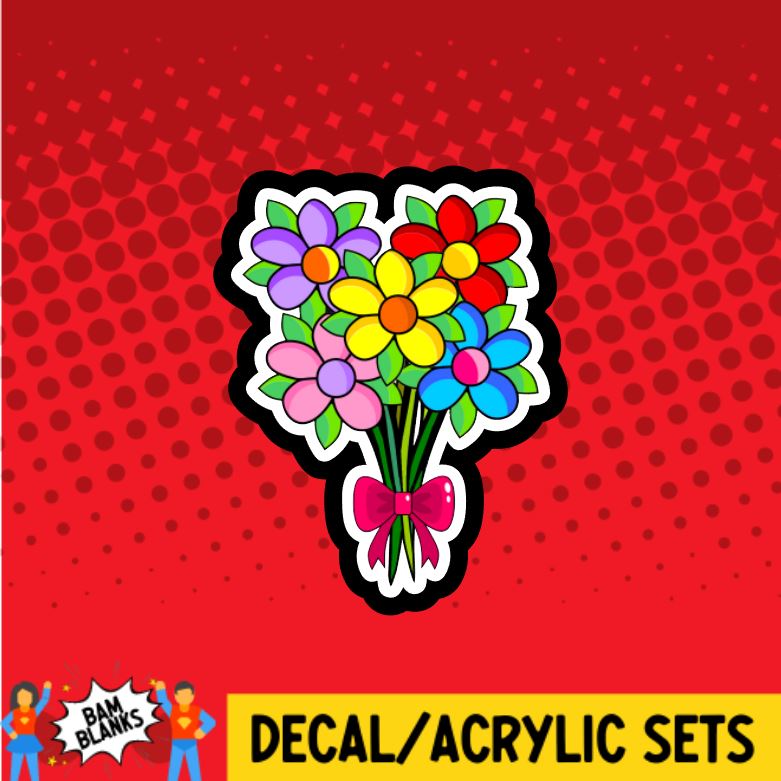 Flower Bouquet - DECAL AND ACRYLIC SHAPE #DA0786