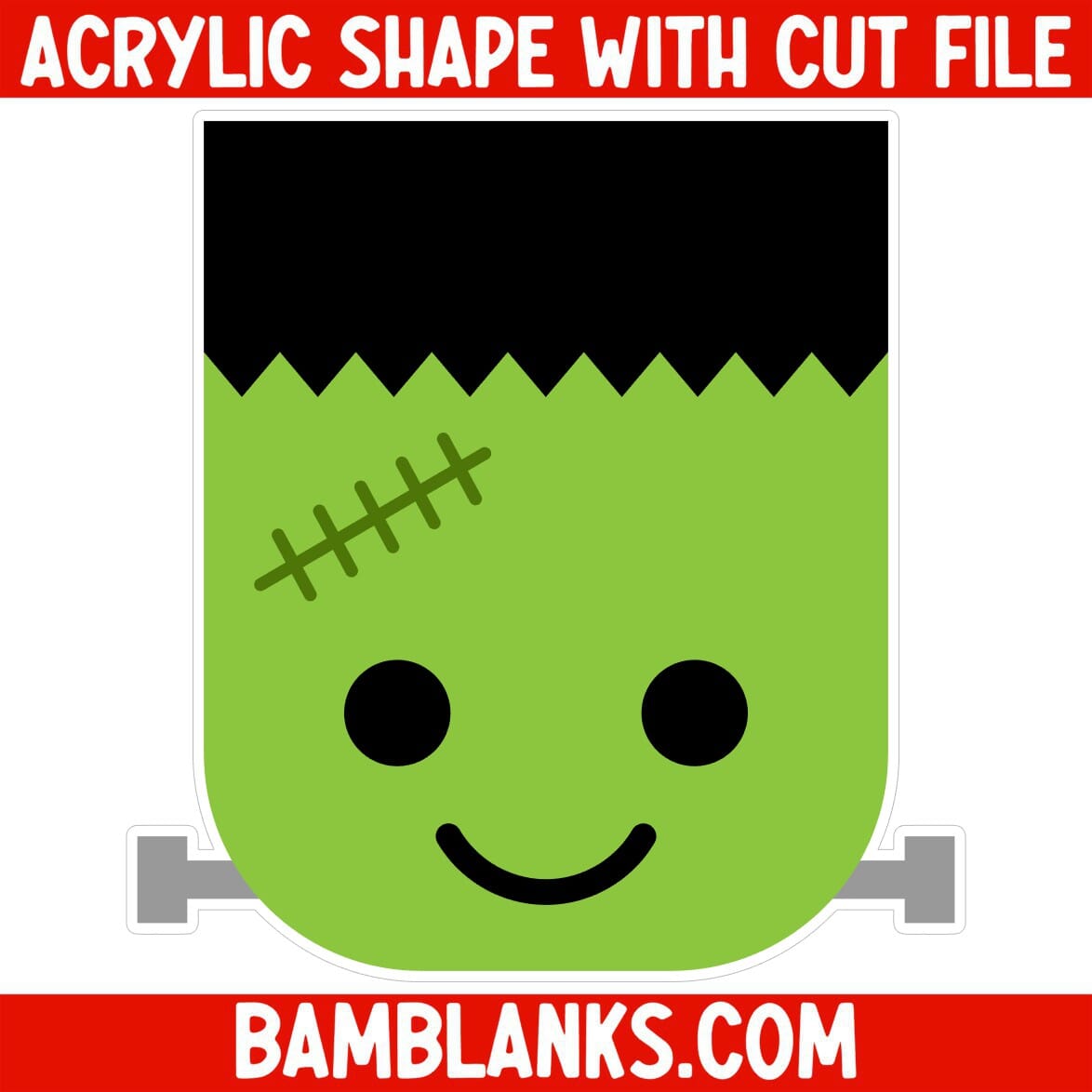 Frank Face - Acrylic Shape #036