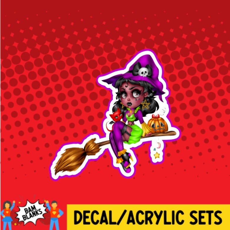 Franora the Witch - DECAL AND ACRYLIC SHAPE #DA0191