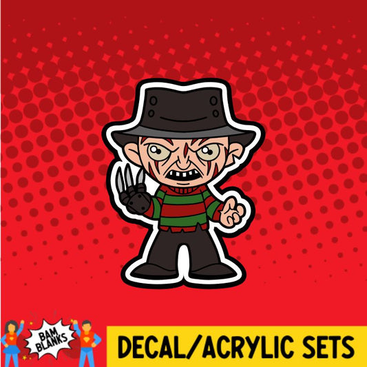Freddy - DECAL AND ACRYLIC SHAPE #DA0180