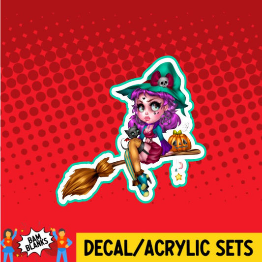 Freya the Witch - DECAL AND ACRYLIC SHAPE #DA0190