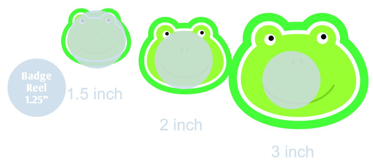 Frog Face - DECAL AND ACRYLIC SHAPE #DA0138