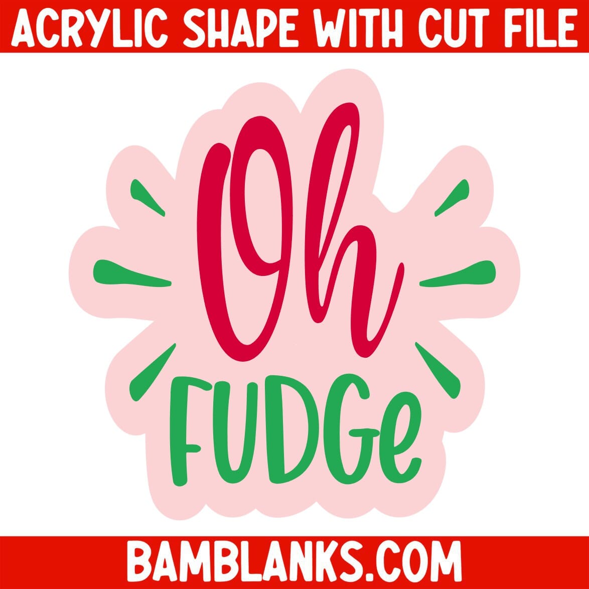 Fudge - Acrylic Shape #1093