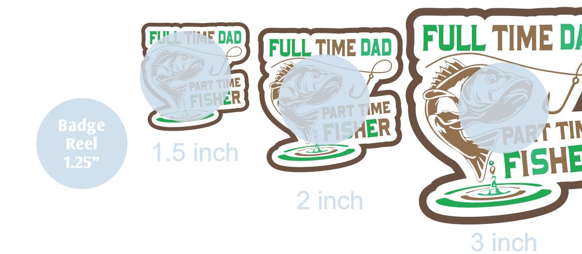 Full Time Dad Part Time Hooker - DECAL AND ACRYLIC SHAPE #DA0