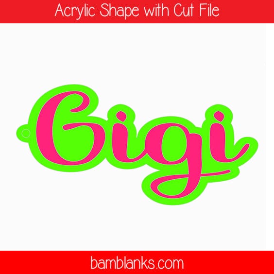 Gigi - Acrylic Shape #666