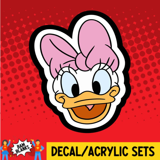 Girl Duck - DECAL AND ACRYLIC SHAPE #DA01537