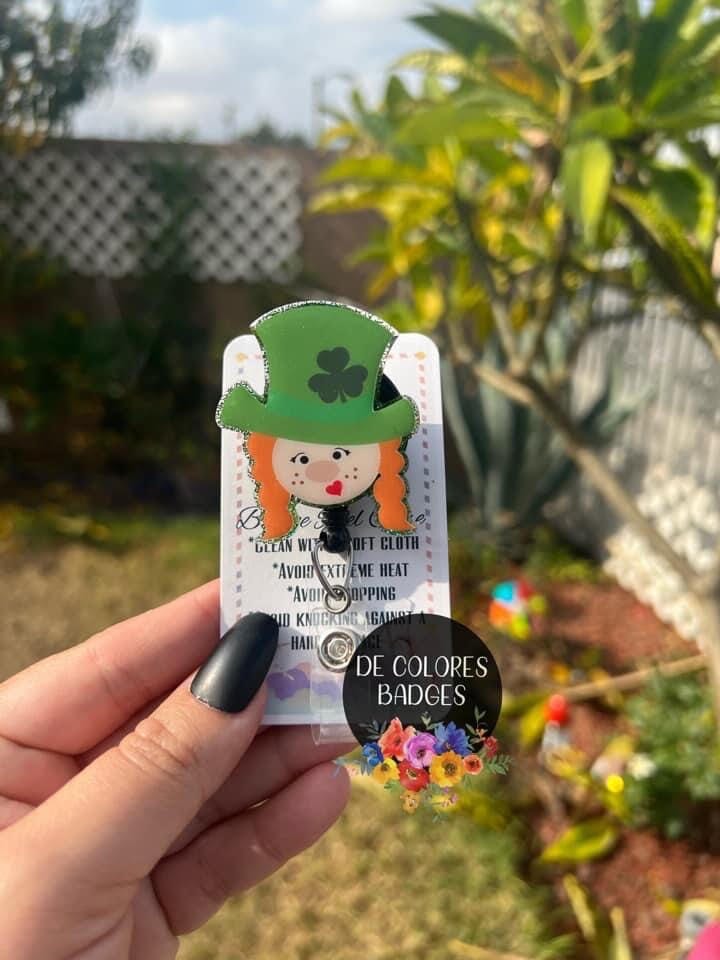 Girl Leprechaun - DECAL AND ACRYLIC SHAPE #DA0267