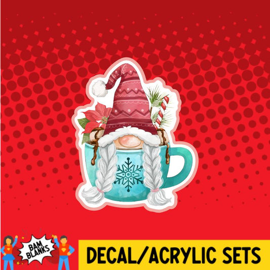 Gnome Mug - DECAL AND ACRYLIC SHAPE #DA0512