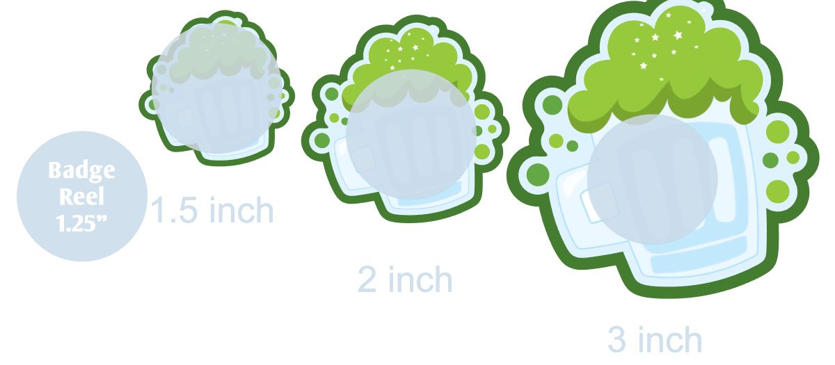 Green Beer - DECAL AND ACRYLIC SHAPE #DA0627