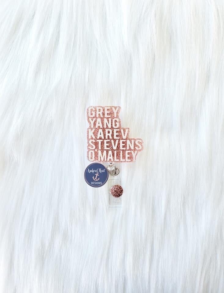 Greys Gang - Acrylic Shape #1193