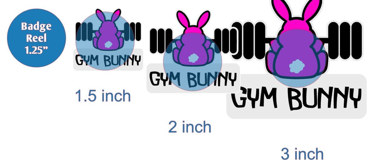 Gym Bunny - Acrylic Shape #395