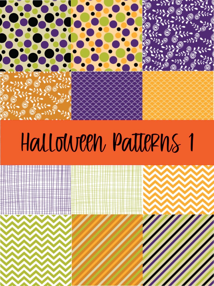 Halloween Pattern 1 - Pattern Vinyl #V0010