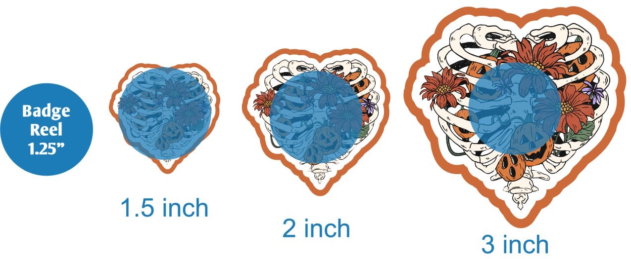 Halloween Rib Cage - DECAL AND ACRYLIC SHAPE #DA0215 – BAM Blanks and More