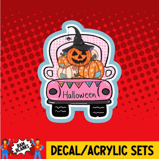 Halloween Truck - DECAL AND ACRYLIC SHAPE #DA0216