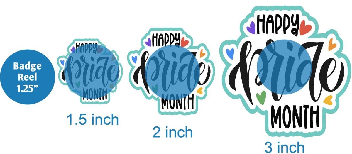 Happy Pride Month - DECAL AND ACRYLIC SHAPE #DA0273