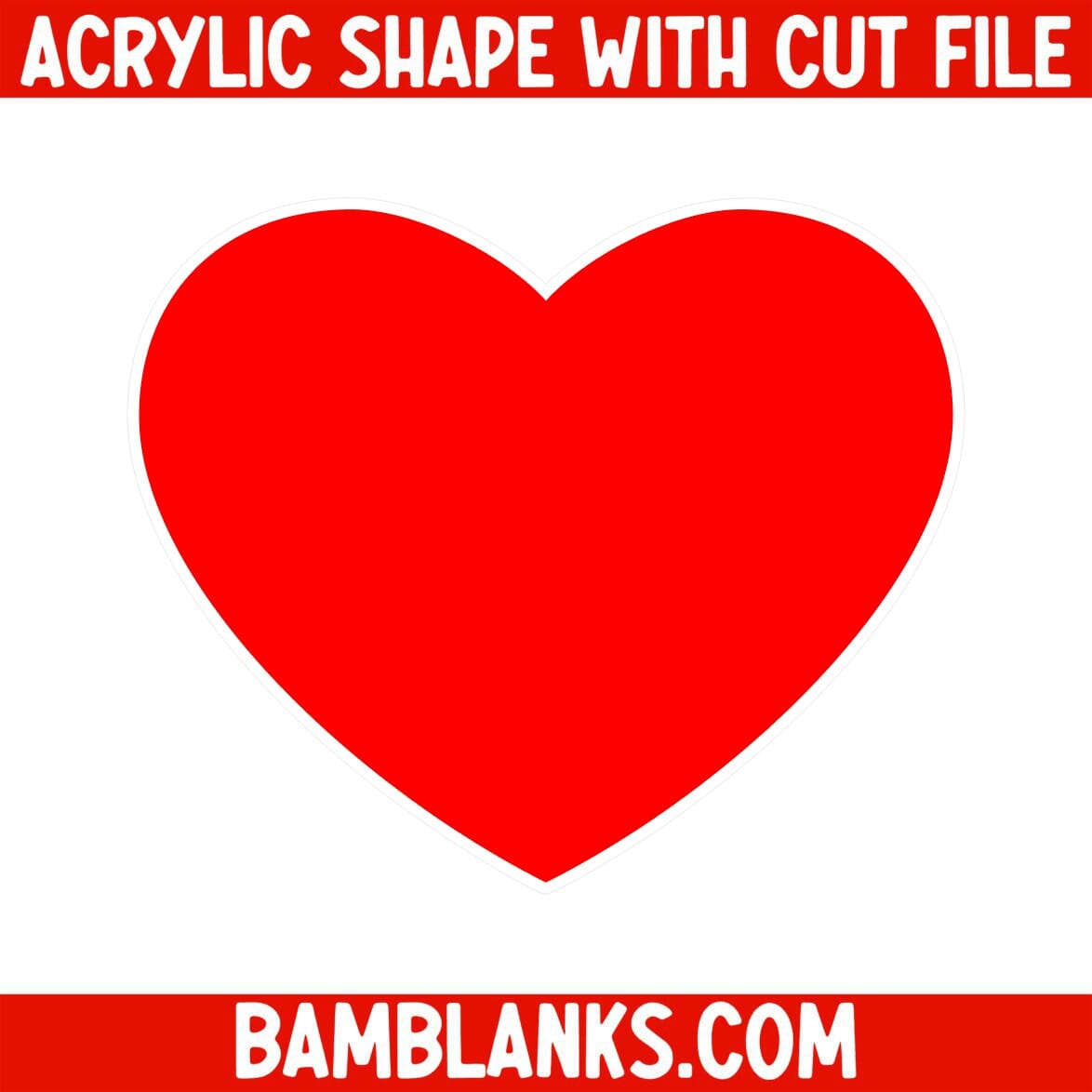 Heart - Acrylic Shape #1142