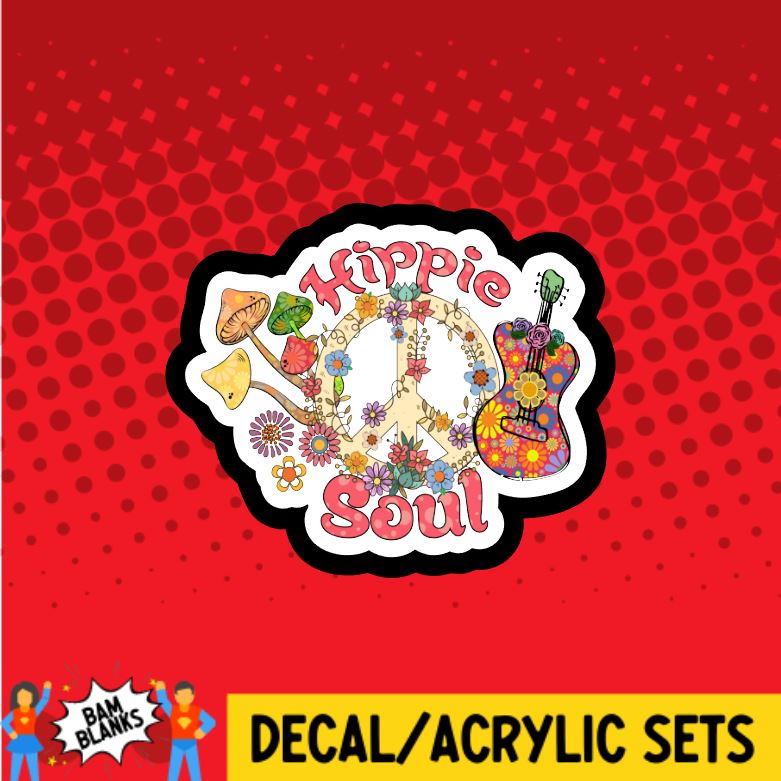 Hippie Soul - DECAL AND ACRYLIC SHAPE #DA0817