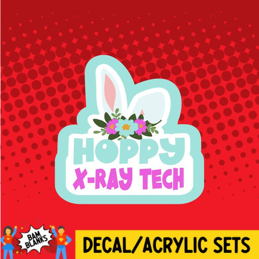 Hoppy X-Ray Tech - DECAL AND ACRYLIC SHAPE #DA0702