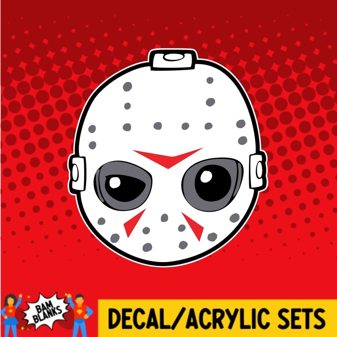 Horror Movie 2 DECAL AND ACRYLIC SHAPE DA01125 BAM Blanks And More horror-movie-2-decal-and-acrylic-shape-da01125-bam-blanks-and-more