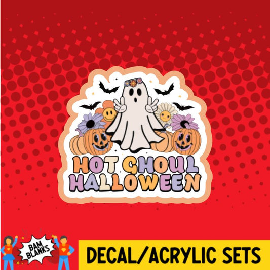 Hot Ghoul Halloween - DECAL AND ACRYLIC SHAPE #DA