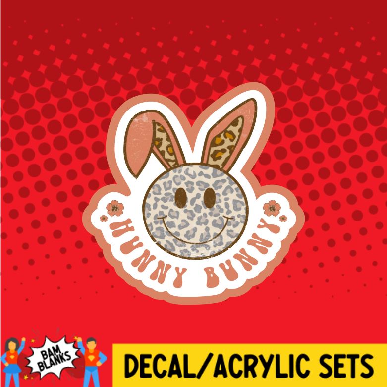 Hunny Bunny - DECAL AND ACRYLIC SHAPE #DA0696