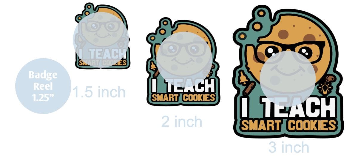 I Teach Smart Cookies - DECAL AND ACRYLIC SHAPE #DA0090