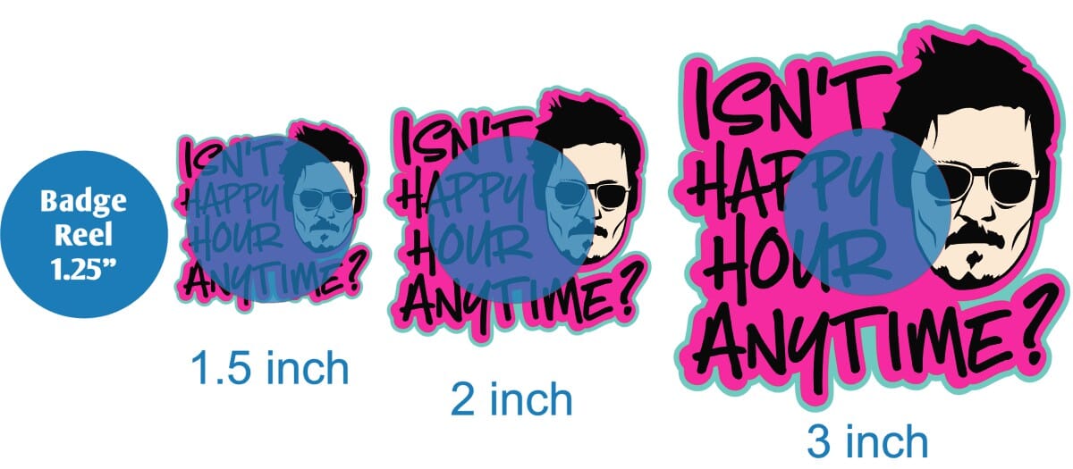 Isn't Happy Hour Anytime - DECAL AND ACRYLIC SHAPE #DA0269