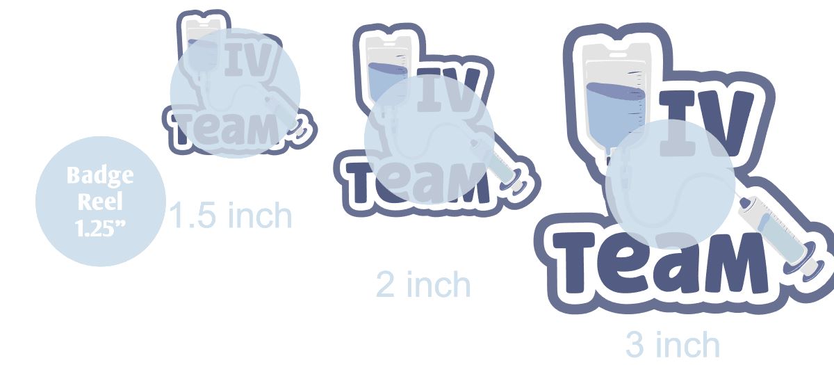 IV Team - DECAL AND ACRYLIC SHAPE #DA0432