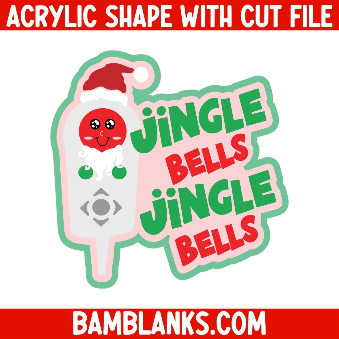 Jingle Bells Call Bell - Acrylic Shape #2254