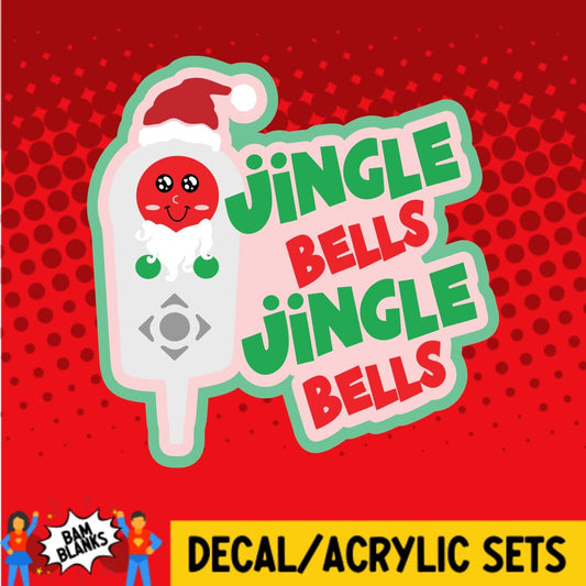 Jingle Bells Call Bell - DECAL AND ACRYLIC SHAPE #DA0442