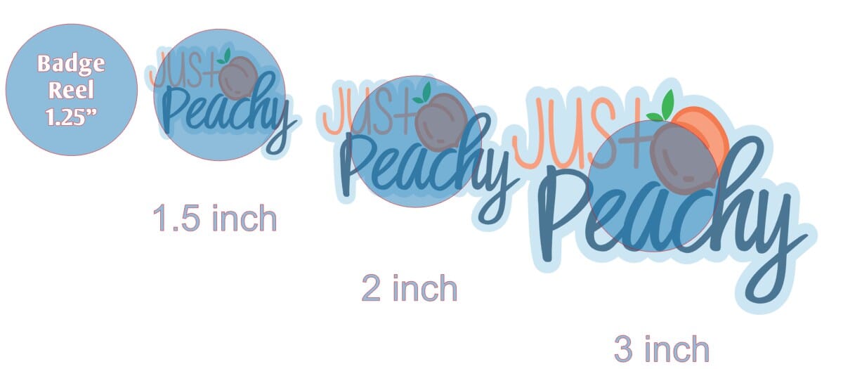 Just Peachy - Acrylic Shape #907