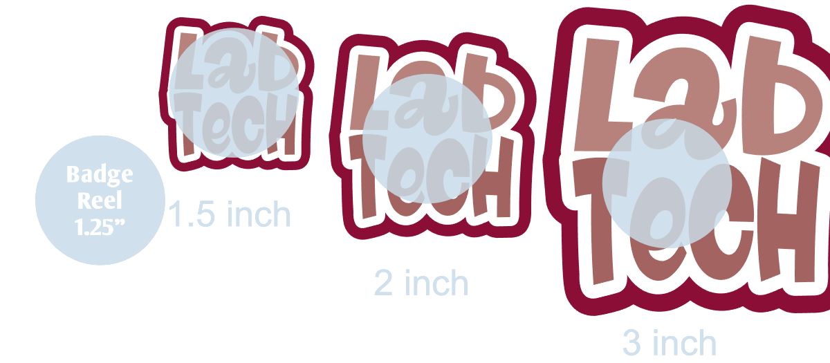 Lab Tech 3 - DECAL AND ACRYLIC SHAPE #DA0073