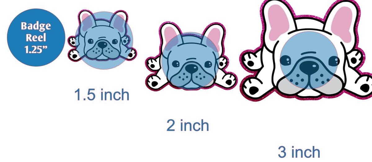 Lazy French Bulldog - DECAL AND ACRYLIC SHAPE #DA0254