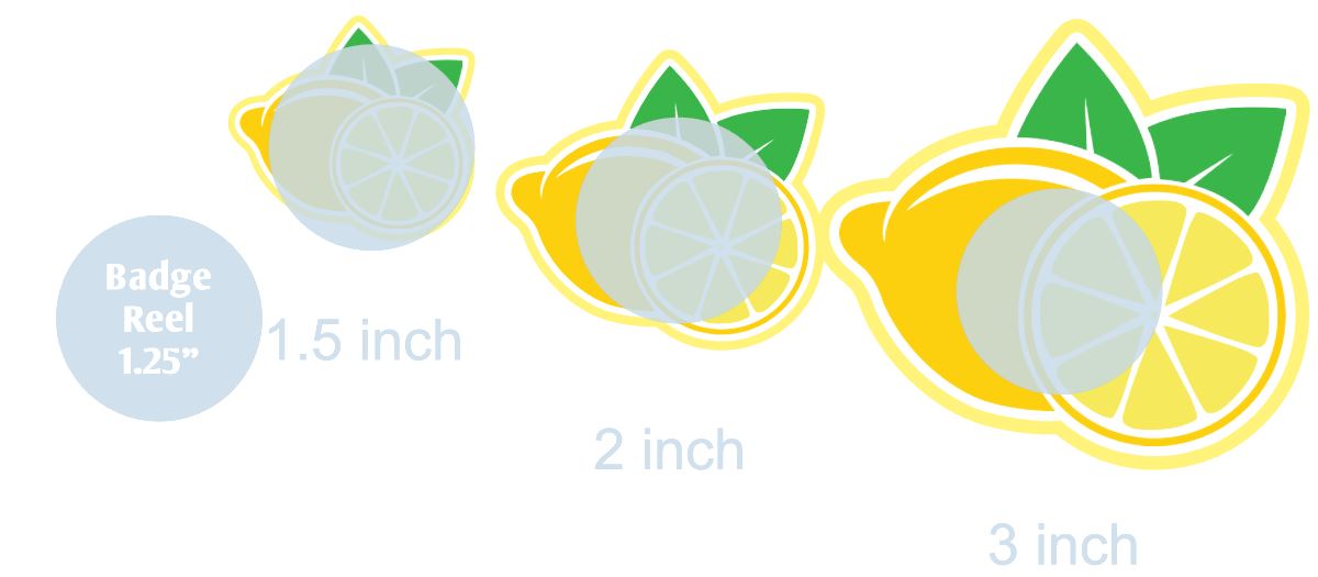 Lemon and Slice - DECAL AND ACRYLIC SHAPE #DA0196