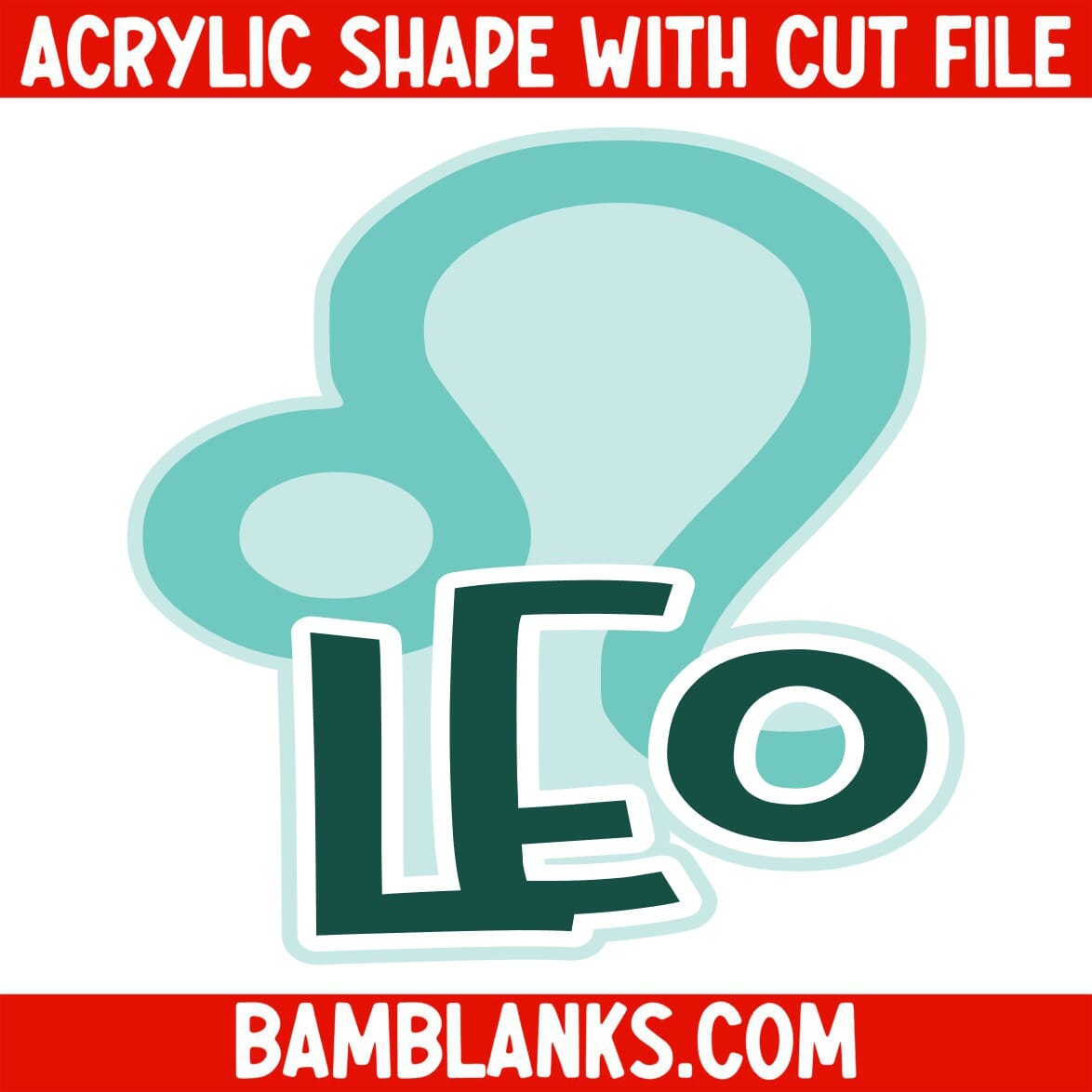 Leo - Acrylic Shape #1219