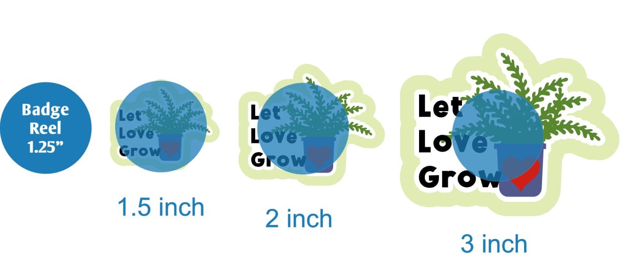 Let Love Grow - DECAL AND ACRYLIC SHAPE #DA0599