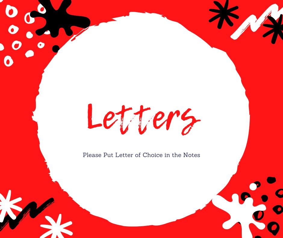 Letters Style 1 - Acrylic Shape #714